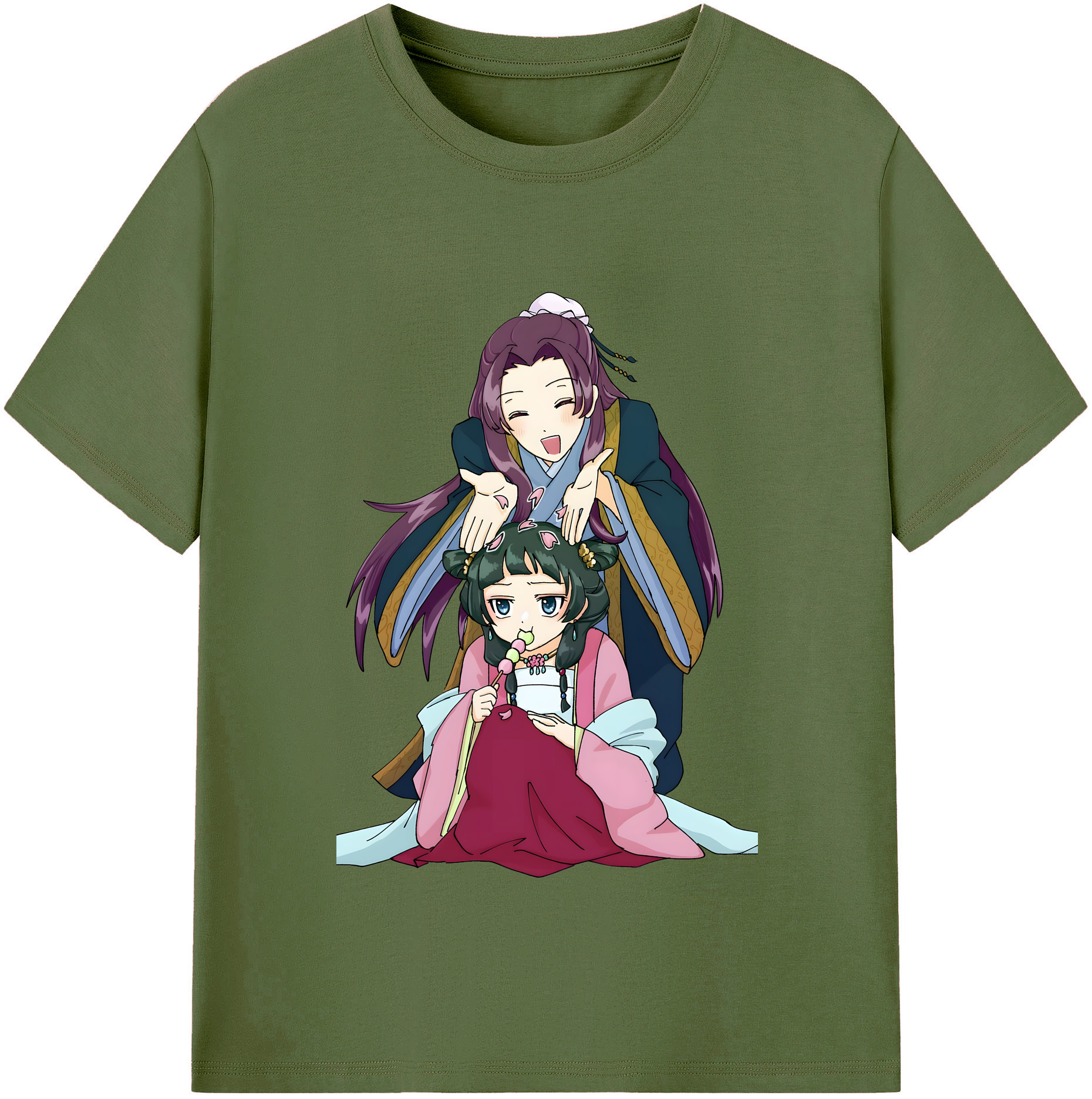（画像用） 薬屋のひとりごと The Apothecary Diaries 綿100％半袖Tシャツ（フロントプリント）